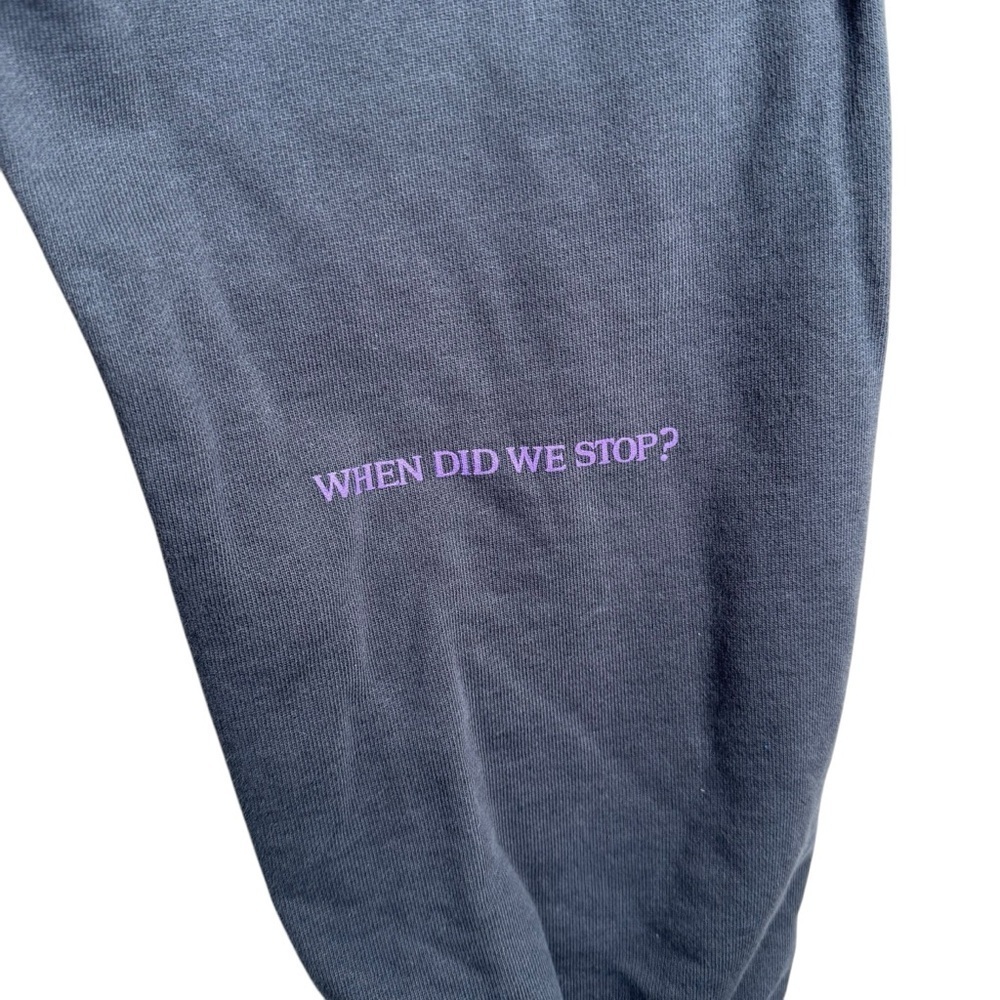 The Mayfair Group Use The Internet For Good Sweatpants in Gray Size L/XL - Picture 7 of 10